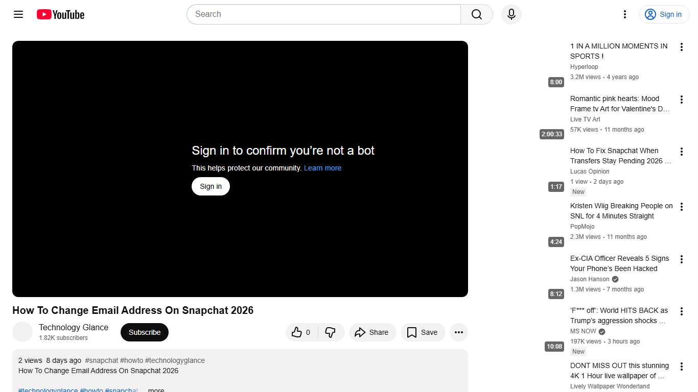 How To Change Email Address On Snapchat 2026 - YouTube